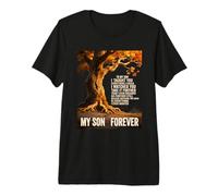 to My Son I Watched You Soar Father Son Forever Premium T-Shirt