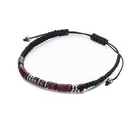 To My Soulmate, I Love You Forever & Always Morse Bracelet, Adjustable Inspirational Beaded Morse Code Bracelet, Inspirational Bracelets for Couples Mom Daughter Best Friend Hand Woven Bracelets
