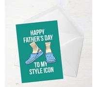 To My Style Icon Happy Father s Day Greetings Card - Large Card