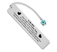to My Wife Gift from Husband Wife Bookmark I Love You Bookmarks Happy Anniversary Bookmarks Book Mark for Wife Cute Valentines Day Gifts for Her Romantic Bookmark Book Club Gifts Thank You Bookmark