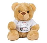 To My Wife Our Home Ain't No Castle, Valentine's Day Gift, Best Wife Gift, Soft Toys, Teddy Bear. (Brown Teddy)