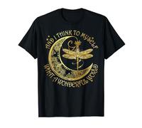 To Myself What A Wonderful World Dragonflies Art Men Women T-Shirt