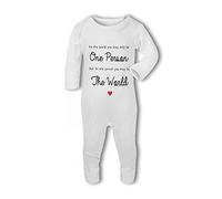 to One Person You May Be The World Cute Heart - Baby Romper Suit - 3-6 Months