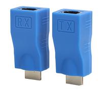 to RJ45 Network Repeater, 30m/98.43ft Extender Transmitter and Receiver Network RJ45 Over Cat 5e / 6 1080p for PS4 HDTV STB, 4k X 2k