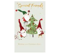 to Special Friends Felt-Tastic Jolly Gonks Hand-Finished Christmas Greeting Card XFTS071
