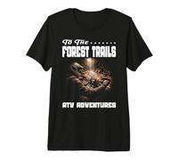 to The Forest Trails ATV Adventures Rural Workhorse Woods Premium T-Shirt