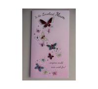 To the Loveliest Mum Handcrafted Sequined Mothers Day Card