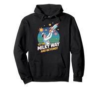 To The Milky Way and Beyond Design Pullover Hoodie