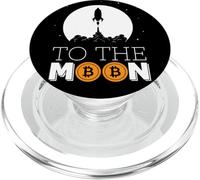 To The Moon Bitcoin Rocket starts for Crypto currency trader PopSockets PopGrip for MagSafe