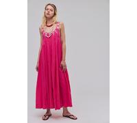 To The Moon Maxi Dress at Free People in Beet Root, Size: Large - female