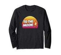 To The Moon Mission bitcoins sats hype future gains bitcoin Long Sleeve T-Shirt