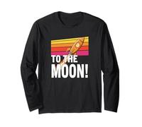 To The Moon Mission bitcoins sats hype future gains bitcoin Long Sleeve T-Shirt