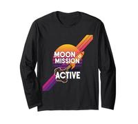 To The Moon Mission bitcoins sats hype future gains bitcoin Long Sleeve T-Shirt