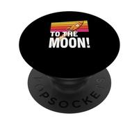 To The Moon Mission bitcoins sats hype future gains bitcoin PopSockets Adhesive PopGrip