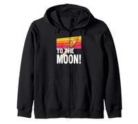 To The Moon Mission bitcoins sats hype future gains bitcoin Zip Hoodie