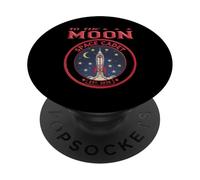 To The Moon Space Cadet Retro Rocket Astronaut EST 2026 PopSockets Adhesive PopGrip