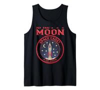 to The Moon Space Cadet Retro Rocket Astronaut EST 2026 Tank Top