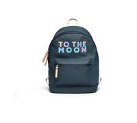 To The Moon Water Repellent Backpack Navy blue one size