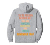 To The Person Behind Me Pullover Hoodie, Adult Unisex, Heather Grey, XX-Large