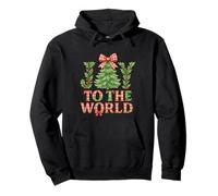 To the World Christmas Tree Design for Holiday Cheer Pullover Hoodie
