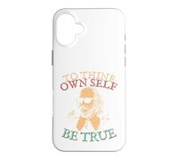 To Thine Own Self Be True. Shakespeare in Sunglasses Hamlet Case for iPhone 16 Plus