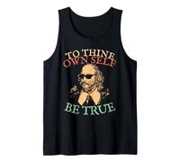 to Thine Own Self Be True. Shakespeare in Sunglasses Hamlet Tank Top