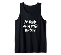 To Thine Own Self Be True Tees - Poetry Poems T-Shirt Tank Top