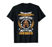 to This Face I Love My Irish Setter Dog Funny Puppy Dogs Value Graphic T-Shirt