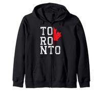 To Toronto Canada Zip Hoodie
