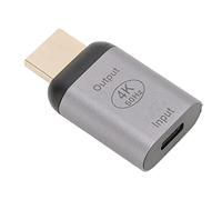 to USB C Adapter, USB C Female to Male Adapter 4K 60HZ USB C to Adapter High Speed Type C to HD Multimedia Interface for Phone Tablet