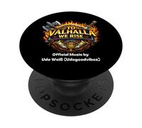 To Valhalla We Rise Official Music Merch Udo W. PopSockets Adhesive PopGrip