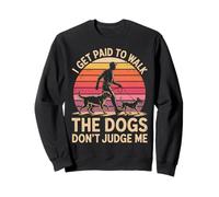 To Walk The Dogs Dog Sitting Dog Owners Vintage Dog Trainer Sweatshirt