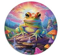 Toad 1000 Piece Round Puzzle Creative Seeking A Challenging And Relaxing Activity Games for Adults And Kids 1000pcs (67.5x67.5cm)