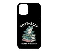Toad-ally The End Of The Year Funny Frog Teacher Book Case for iPhone 12/12 Pro