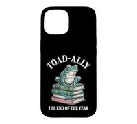 Toad-ally The End Of The Year Funny Frog Teacher Book Case for iPhone 15