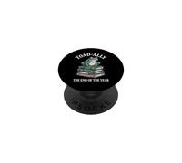 Toad-ally The End Of The Year Funny Frog Teacher Book PopSockets Adhesive PopGrip