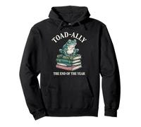 Toad-ally The End Of The Year Funny Frog Teacher Book Pullover Hoodie