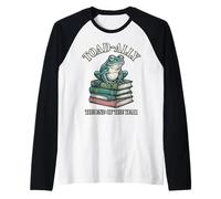 Toad-Ally The End of The Year Funny Frog Teacher Book Raglan Baseball Tee