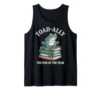 Toad-Ally The End of The Year Funny Frog Teacher Book Tank Top