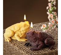 Toad Mold Animal Candle Mold Toad Candle Mold Frog Mold Toad Resin Casting Mold Resin Making Molds Silicone Mold for Candle Home Decorate Mold 3D Animal Mold Candle Making Mold