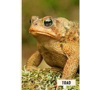 Toad: Composition Notebook For Toad Lovers , Toad Lined Journal ,6x9 Inches , 110 Pages ,Toad Diary