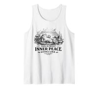 Toad Cottagecor Frog This is What Inner Peace Looks Like Tank Top