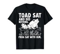 Toad Frog Funny Statement Cottagecore Aesthetic Naturecore T-Shirt
