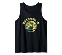 Toad Have A Beautiful Day Color Hat Shades Confidence Fun Tank Top