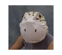 (toad mask) Orangutan Plush Head Cover Animal Mask Full Face Cosplay Gorilla Monkey
