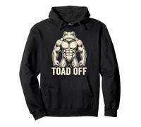 Toad Off Internet Meme Frog Rebel Weightlifting Pullover Hoodie
