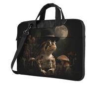 Toad Wearing A Black Hat Laptop Bag Laptop Case 15.6 Inch Computer Bags Padded Sleeve Cover For Women Men