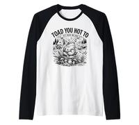 Toad You Not to Funny Conspiracy Theorist Humor Raglan Baseball Tee