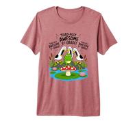 Toadally Awesome 1st Grade Funny Seagull Frog Teacher Kids Premium T-Shirt
