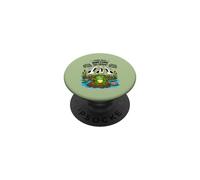 Toadally Awesome 3rd Grade Funny Seagull Frog Teacher Kids PopSockets Adhesive PopGrip